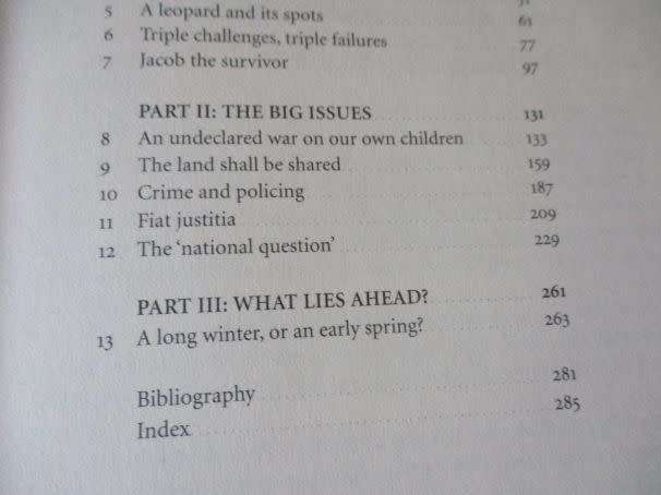 A RUMOUR OF SPRING - SOUTH AFRICA AFTER 20 YEARS OF DEMOCRACY - MAX DU PREEZ