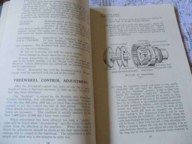 ROVER TEN AND TWELVE  INSTRUCTION MANUAL ( 1945 )