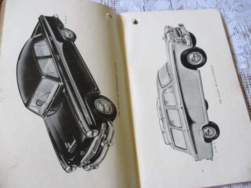AUSTIN A95 & A105 MODELS   - RUNNING AND MAINTENANCE INSTRUCTIONS