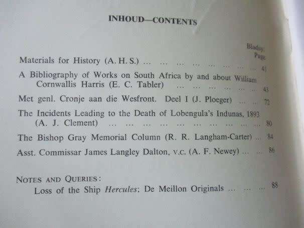 AFRICANA AANTEKENINGE EN NUUS / AFRICANA NOTES AND NEWS JUNE 1966