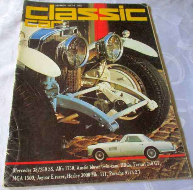 CLASSIC CAR MARCH 1974 - MAGAZINE