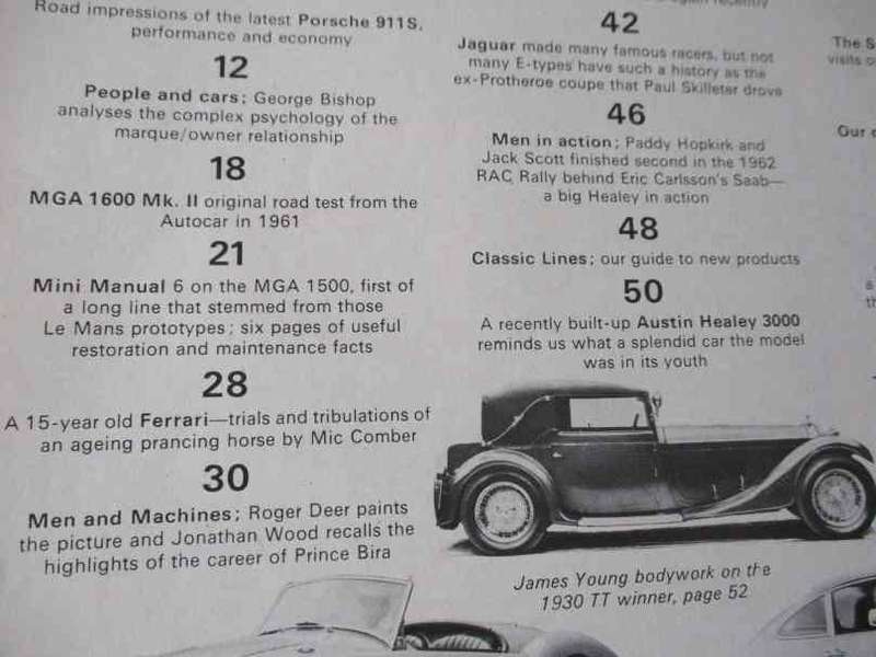 CLASSIC CAR MARCH 1974 - MAGAZINE