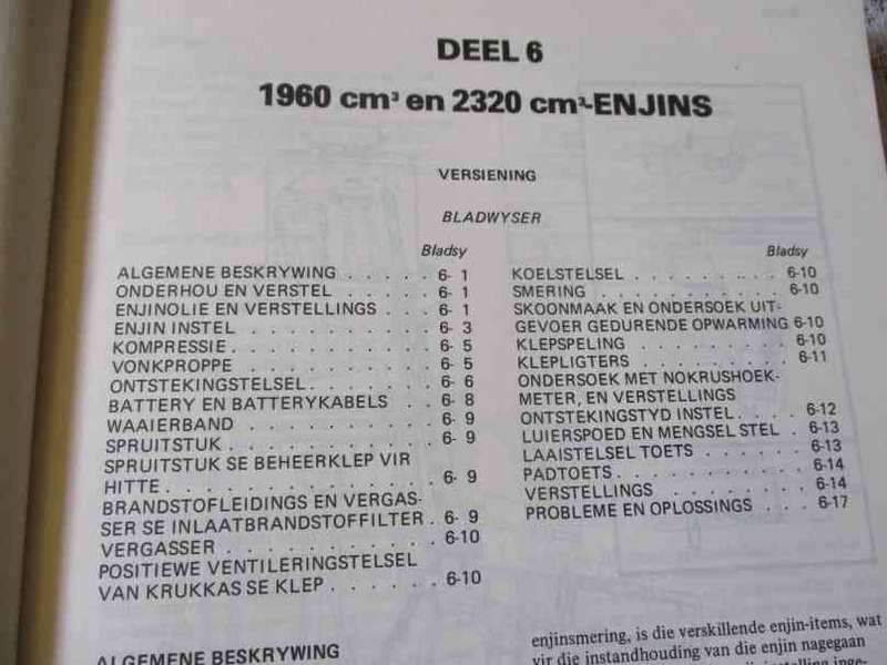 CHEVAIR WORKSHOP MANUAL VOL 2 / CHEVAIR WERKSWINKEL-HANDLEIDING DEEL 2