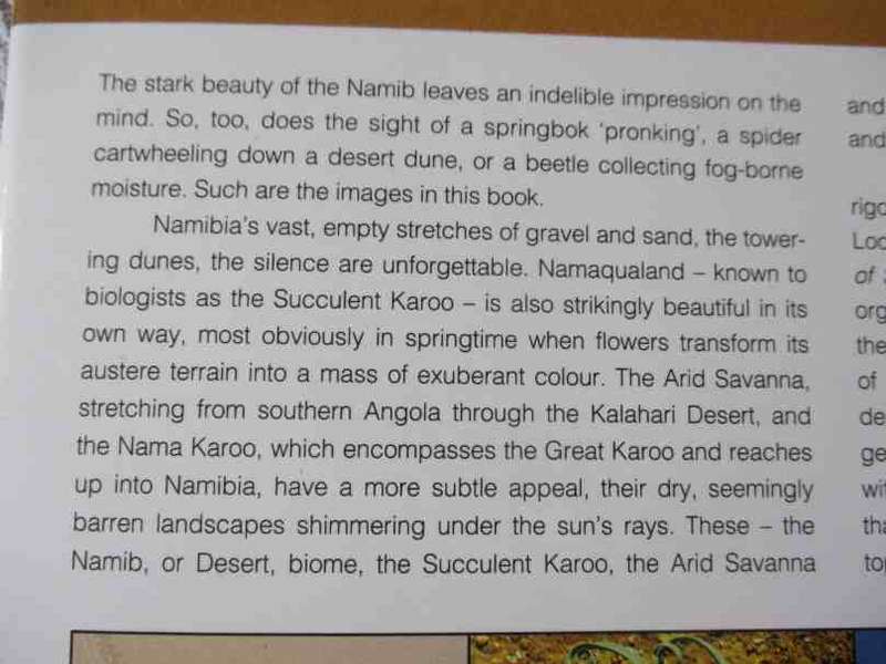 THE LIVING DESERTS OF SOUTHERN AFRICA - BARRY LOVEGROVE