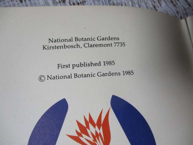KIRSTENBOSCH BOTANIC GARDEN - INFORMATION / PROMOTIONAL BOOKLET 1985