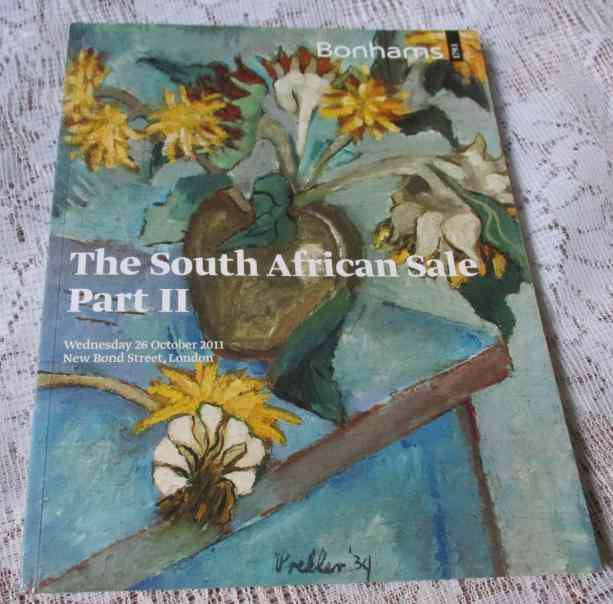 BONHAMS ART AUCTION - THE SOUTH AFRICAN SALE PART II   25 OCTOBER 2011 - CATALOGUE