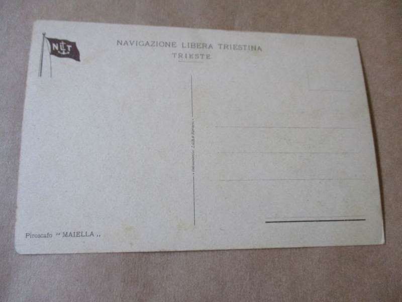 MAIELLA   - NAVIGAZIONE LIBERA TRIESTINA TRIESTE    - POST CARD