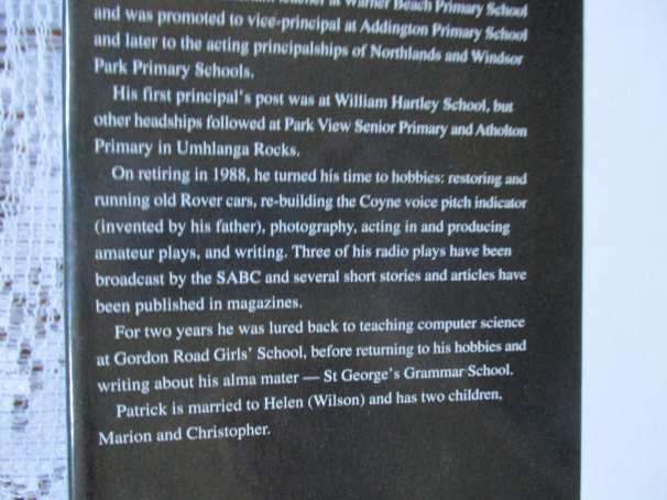 CROSS OF GOLD - THE STORY OF ST GEORGE`S GRAMMAR SCHOOL 1848 - 1998 - PATRICK COYNE