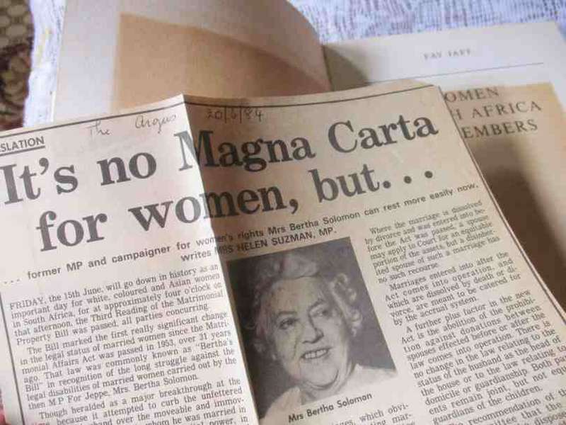 WOMEN SOUTH AFRICA REMEMBERS - FAY JAFF