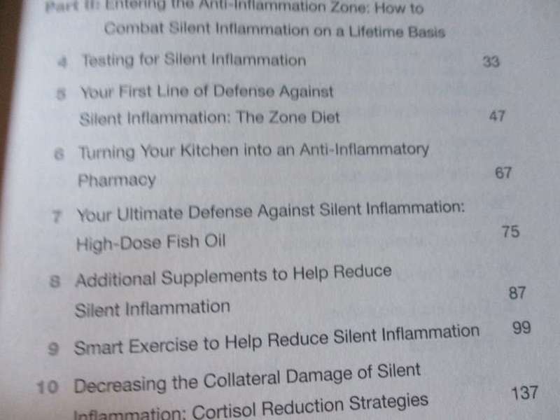 THE ANTI INFLAMMATION ZONE - REVERSING THE SILENT EPIDEMIC .. - DR BARRY SEARS