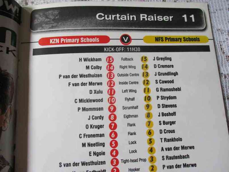 SHARKS vs NEWPORT 3 JUNE  2000 - RUGBY PROGRAMME - some autographs