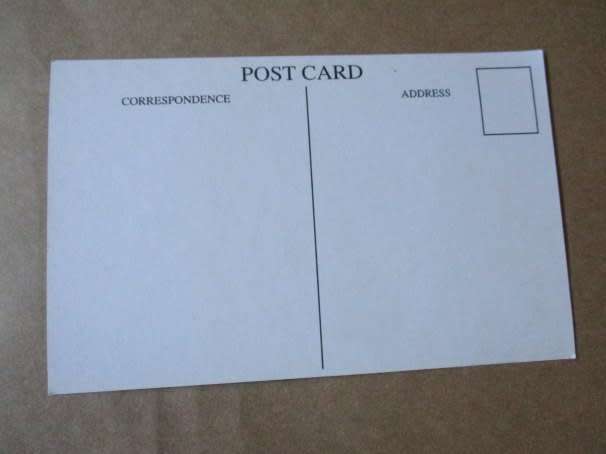 `NAUGHTIES` POST CARD