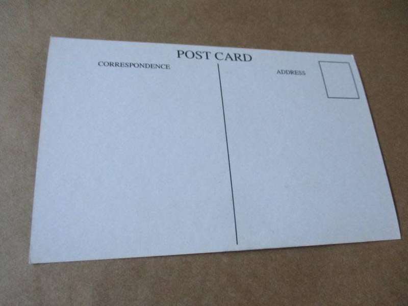 `NAUGHTIES` POST CARD