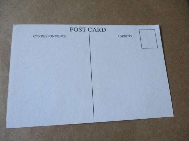 `NAUGHTIES` POST CARD