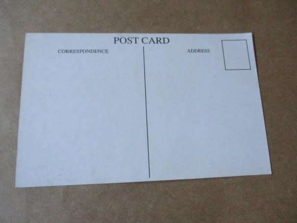 `NAUGHTIES` POST CARD