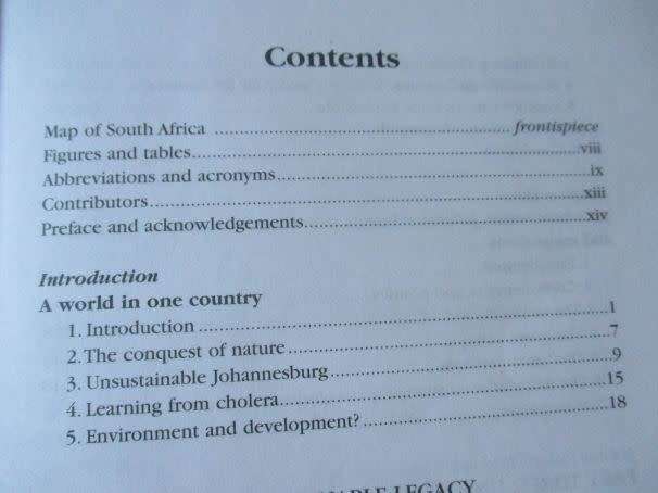 UNSUSTAINABLE SOUTH AFRICA - ENVIRONMENT, DEVELOPMENT AND SOCIAL PROTEST - PATRICK BOND
