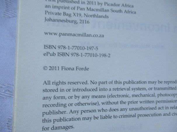 AN INCONVENIENT YOUTH - JULIUS MALEMA AND THE `NEW` ANC - FIONA FORDE