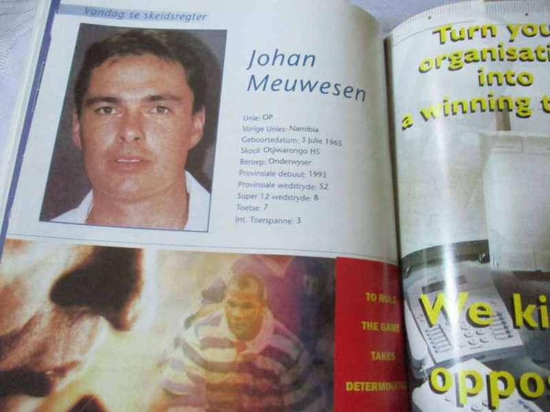 WP vs SHARKS 17 OCTOBER  1998   - RUGBY PROGRAMME