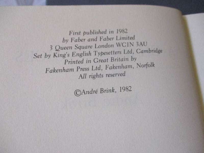 A CHAIN OF VOICES   - ANDRE` BRINK ( HARDCOVER )