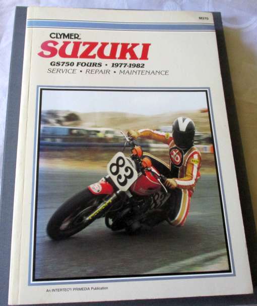 SUZUKI GS750 FOURS - 1977 - 1982 - SERVICE, REPAIR, MAINTENANCE - MANUAL