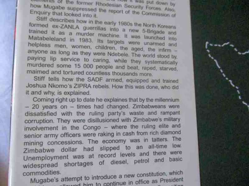 CRY ZIMBABWE - INDEPENDENCE - TWENTY YEARS ON -  PETER STIFF ( SIGNED BY AUTHOR )