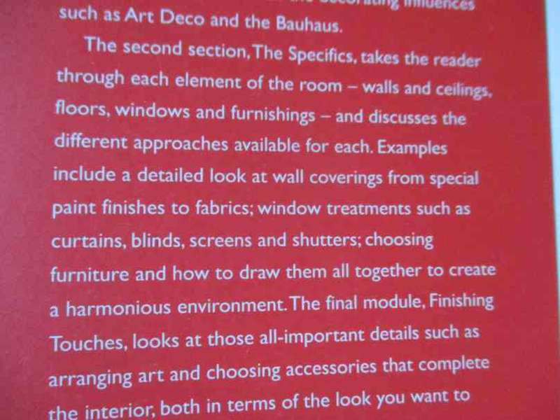 MARY GILLIATT`S INTERIOR DESIGN COURSE