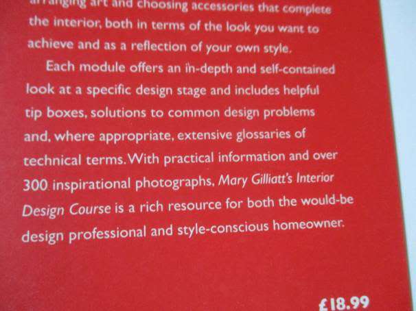 MARY GILLIATT`S INTERIOR DESIGN COURSE