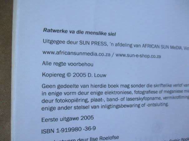 RATWERKE VAN DIE MENSLIKE SIEL - OOR VOLWASSENHEID EN LEWENSVAARDIGHEDE - DANIEL LOUW