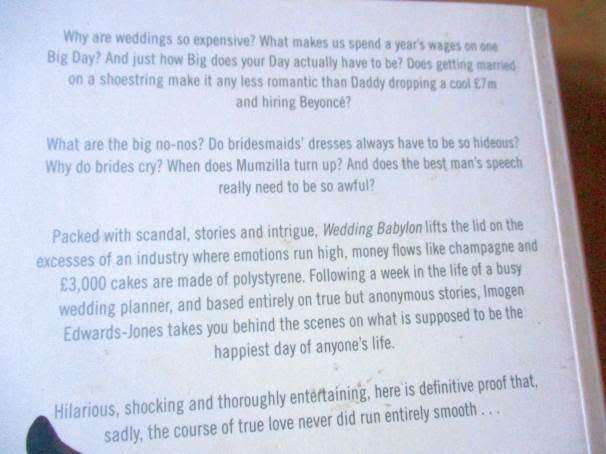 WEDDING BABYLON - BEHIND THE SCENES ON THE HAPPIEST DAY OF YOUR LIFE ... - IMOGEN EDWARDS-JONES