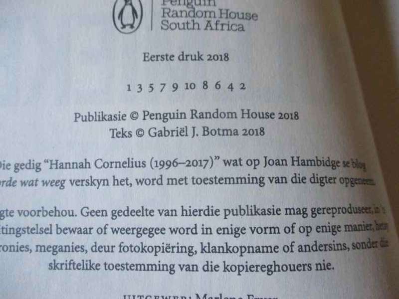 POLEMIEKE - BEKGEVEGTE IN AFRIKAANS - GABRIEL J BOTMA