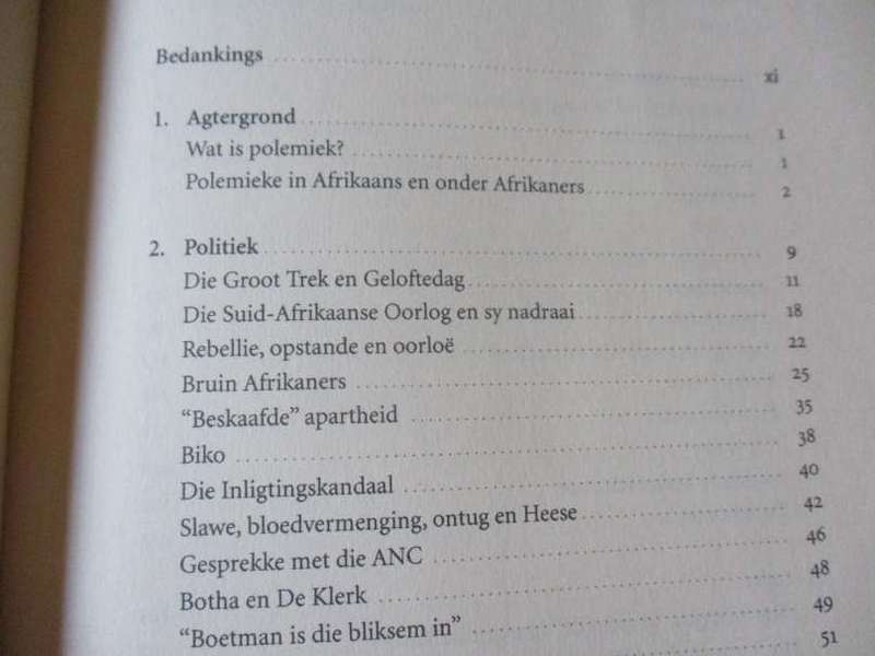 POLEMIEKE - BEKGEVEGTE IN AFRIKAANS - GABRIEL J BOTMA