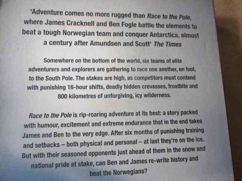 RACE TO THE POLE - JAMES CRACKNELL AND BEN FOGLE