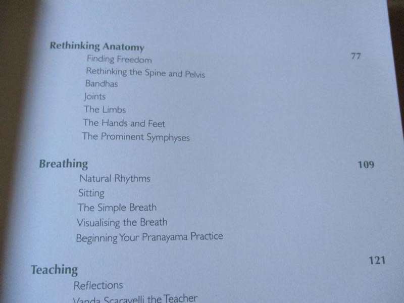 NOTES ON YOGA - THE LEGACY OF VANDA SCARAVELLI - DIANE LONG AND SOPHY HOARE