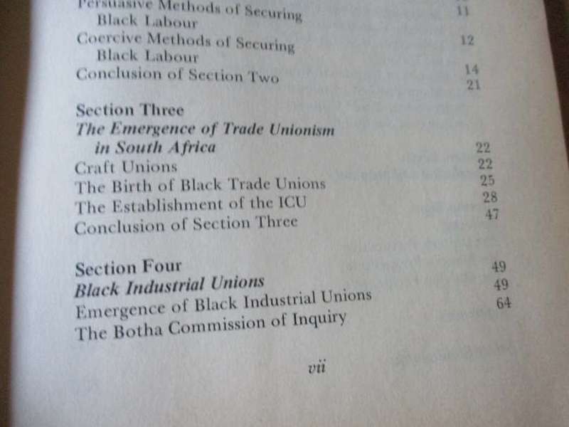 THE  INFLUENCE OF APARTHEID AND CAPITALISM ON THE DEVELOPMENT OF BLACK TRADE UNIONS IN SA - DON ...