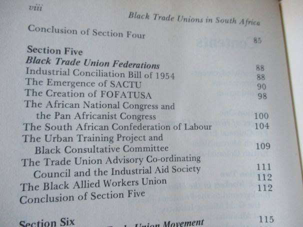 THE  INFLUENCE OF APARTHEID AND CAPITALISM ON THE DEVELOPMENT OF BLACK TRADE UNIONS IN SA - DON ...