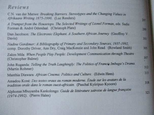 AFRIKAANS LITERATURE - RECOLLECTION, REDEFINITION, RESTITUTION - EDITED BY ROBERT KRIGER AND ETHEL