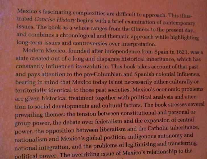 A CONCISE HISTORY OF MEXICO - BRIAN HAMMETT