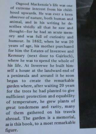 A HUNDRED YEARS IN THE HIGHLANDS - OSGOOD MACKENZIE