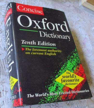 CONCISE OXFORD DICTIONARY - TENTH EDITION