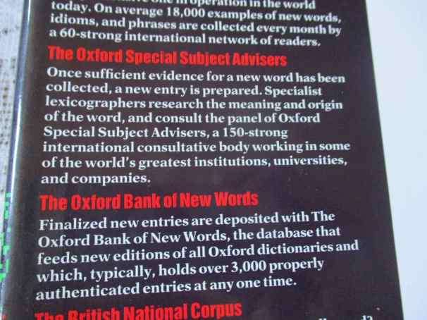 CONCISE OXFORD DICTIONARY - TENTH EDITION