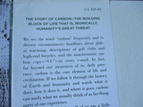 THE CARBON AGE - HOW LIFE`S CORE ELEMENT HAS BECOME CIVILIZATION`S GREATEST THREAT - ERIC ROSTON