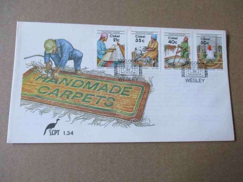 CISKEI 1990 - HANDMADE CARPETS FDC 1.34