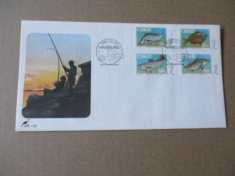 CISKEI 1985 - COASTAL ANGLING FDC 1.13