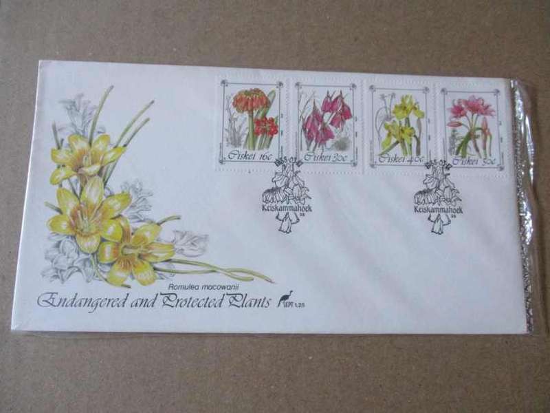 1988 CISKEI - ENDANGERED AND PROTECTED PLANTS FDC 1.25