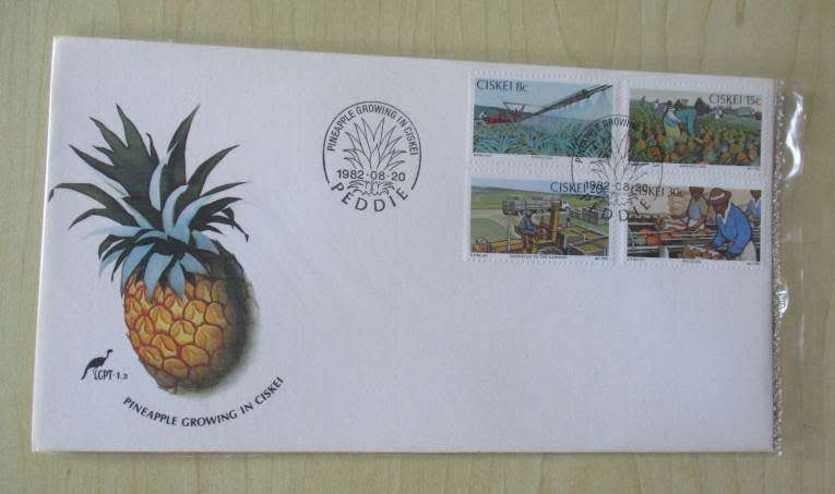 1982 CISKEI - PINEAPPLE GROWING IN CISKEI - FDC 1.3