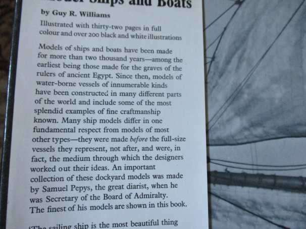 THE WORLD OF MODEL SHIPS AND BOATS - GUY R WILLIAMS