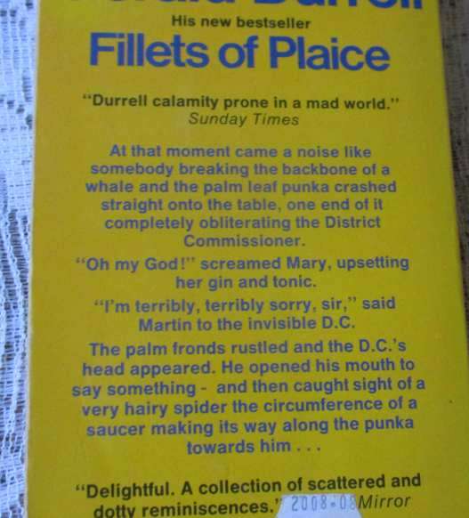 FILLETS OF PLAICE - GERALD DURRELL