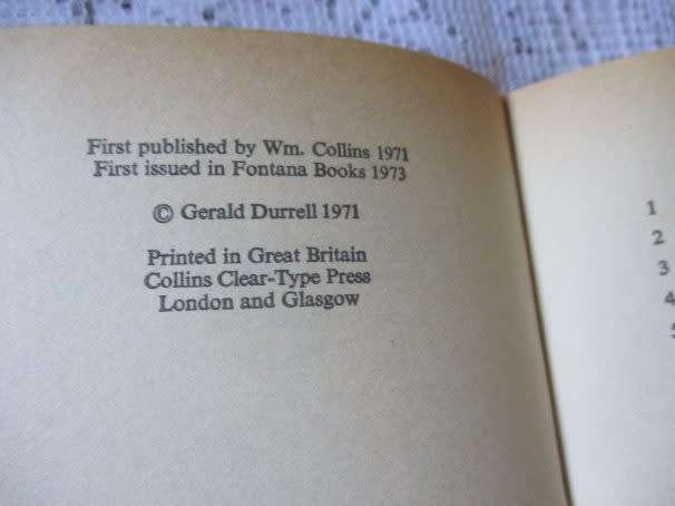 FILLETS OF PLAICE - GERALD DURRELL