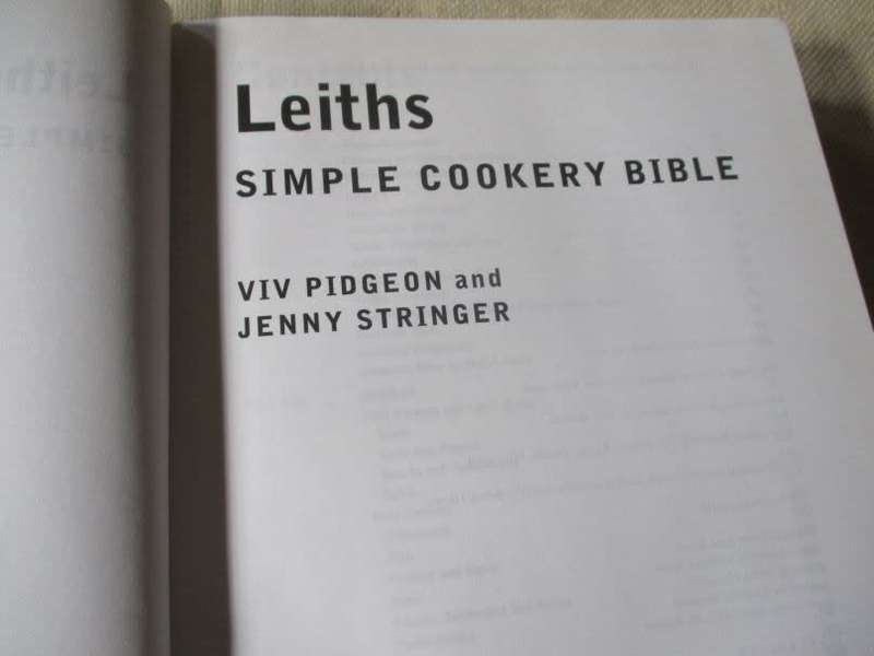 LEITHS SIMPLE COOKERY BIBLE - VIV PIDGEON & JENNY STRINGER