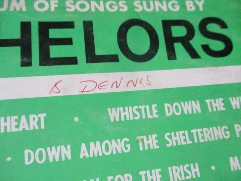 THE BATCHELORS - A SECOND ALBUM OF SONGS SUNG BY .... - SHEET MUSIC